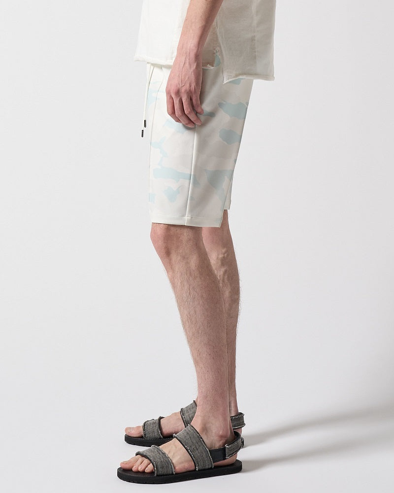 【LEON×B'2nd×wjk】pleats shorts（l.blue camo）