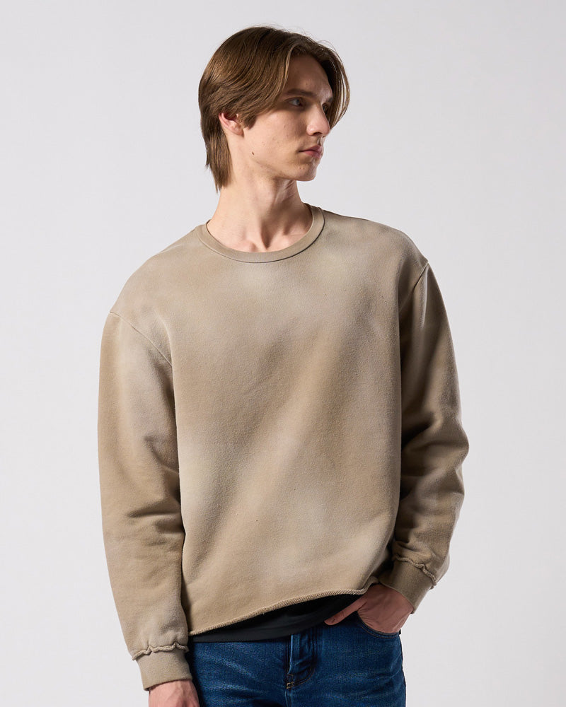fade cut-off sweatshirt
