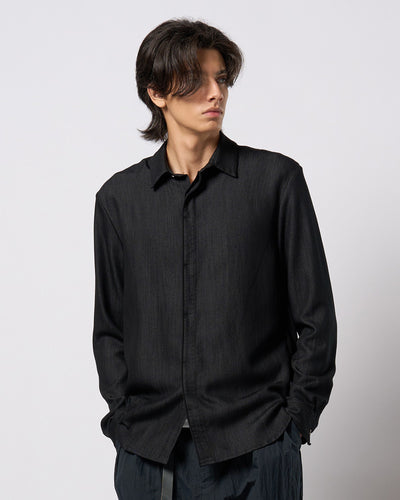 fly front shirt
