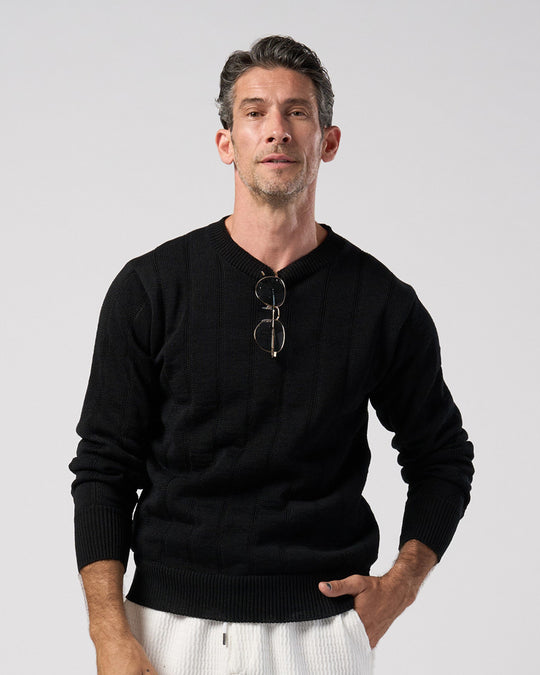 GIMA stripe knit pull-over