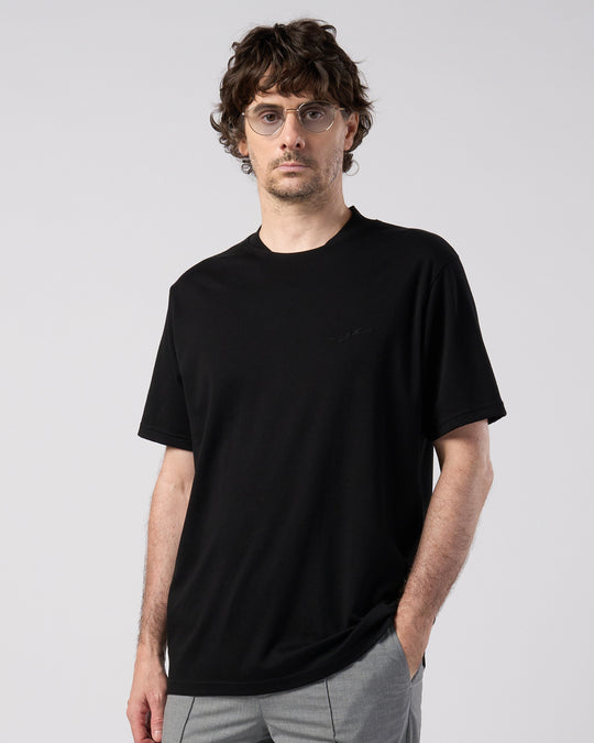 luxury cotton high back neck S/S