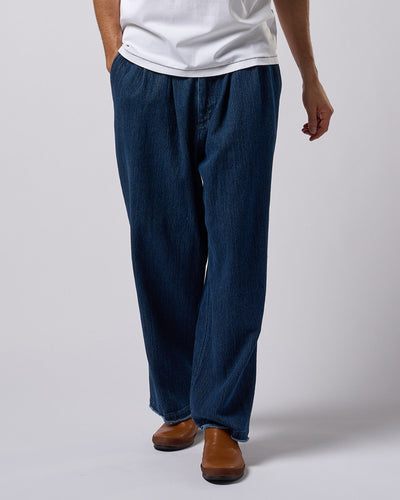 2-tuck wide trousers