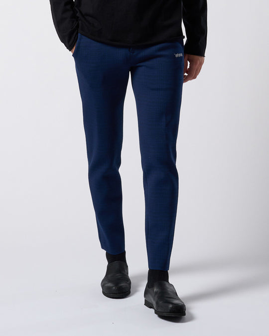 【muta × wjk】function knit easy slacks(jacquard check)