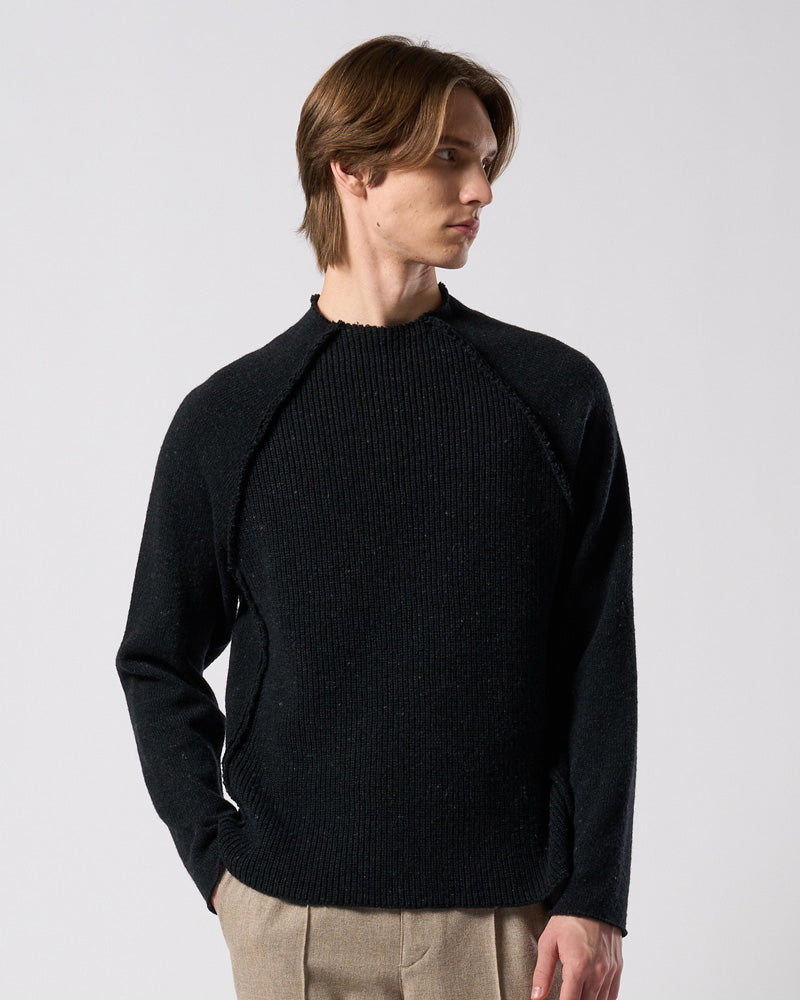 lomond×powder line high-neck knit