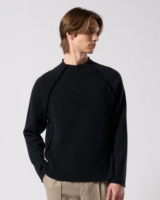 lomond×powder line high-neck knit