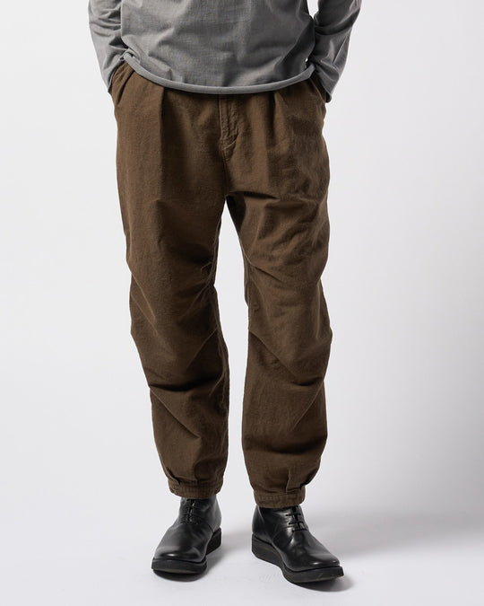 パンツ echeveria silk tuck easy trousers ovy vintage 2-tuck easy trousers – wjk online store