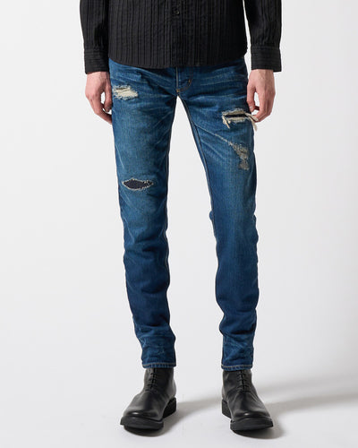 tight straight selvedge denim (used)