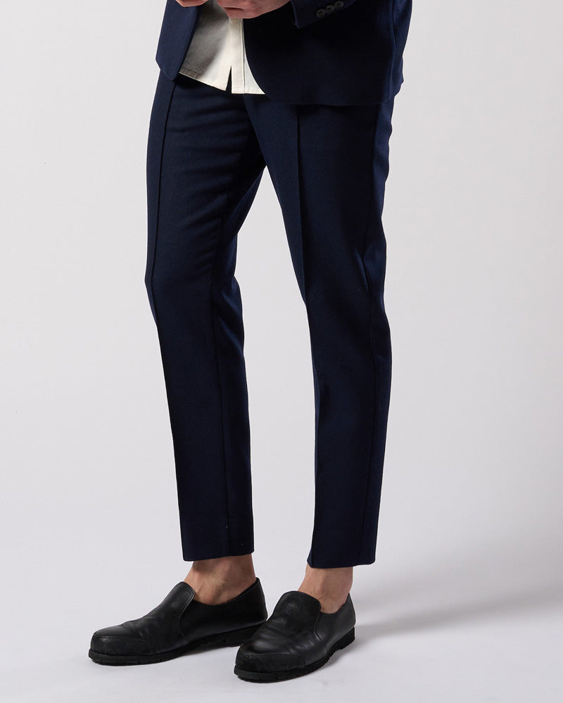 comfort pin-tuck slim slacks