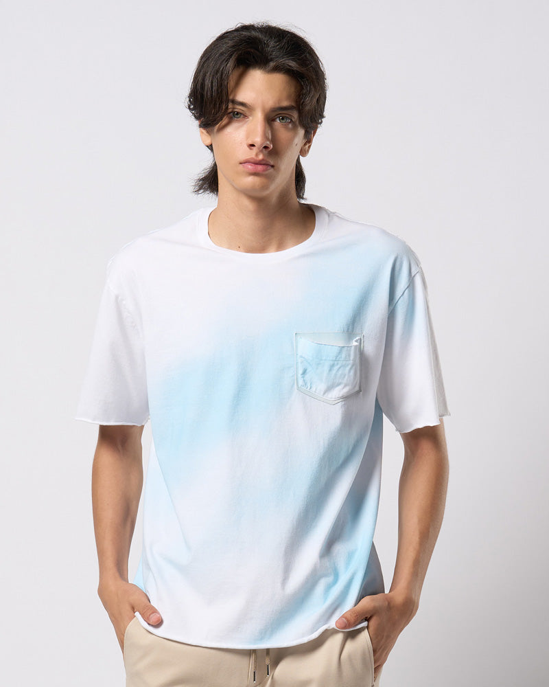 spray dye leather pocket-T