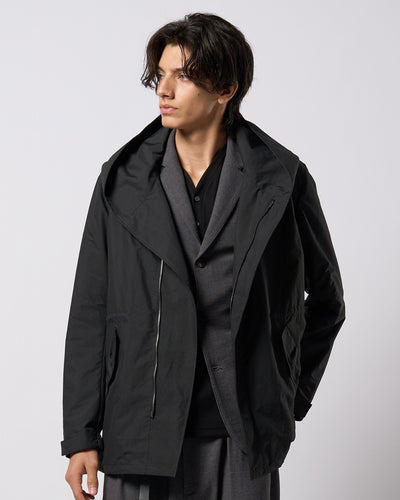 wrap field parka