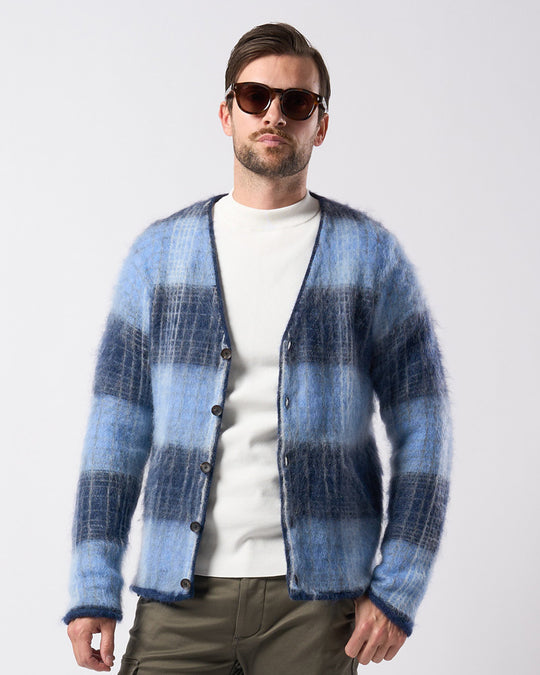 mohair shaggy knit cardigan – wjk online store