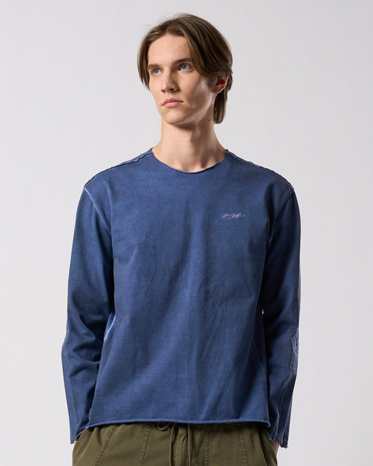 tight jersey cut-off L/S
