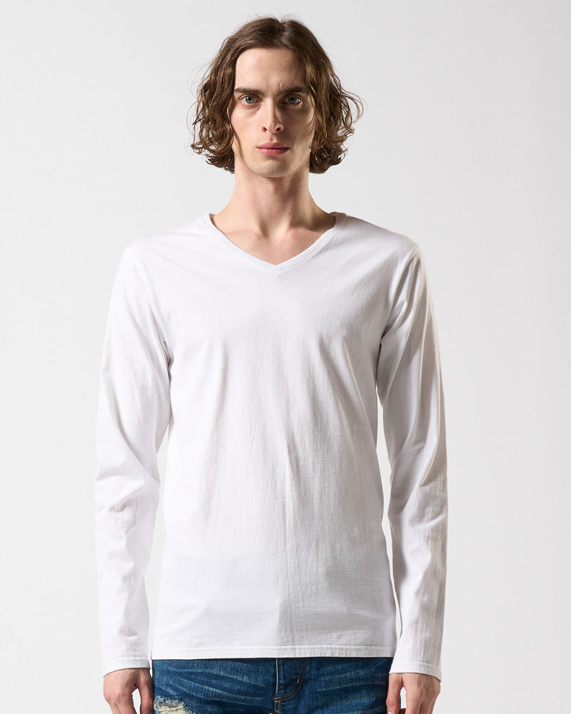 basic V-neck L/S