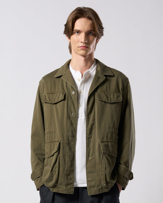 sulfur dyed M47 shirt jacket