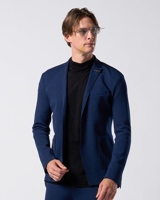 【muta × wjk】function knit jacket (jacquard check)