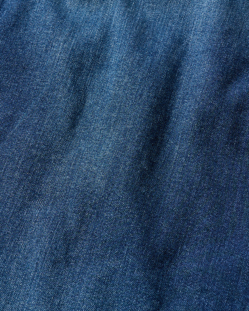 denim zip blouson