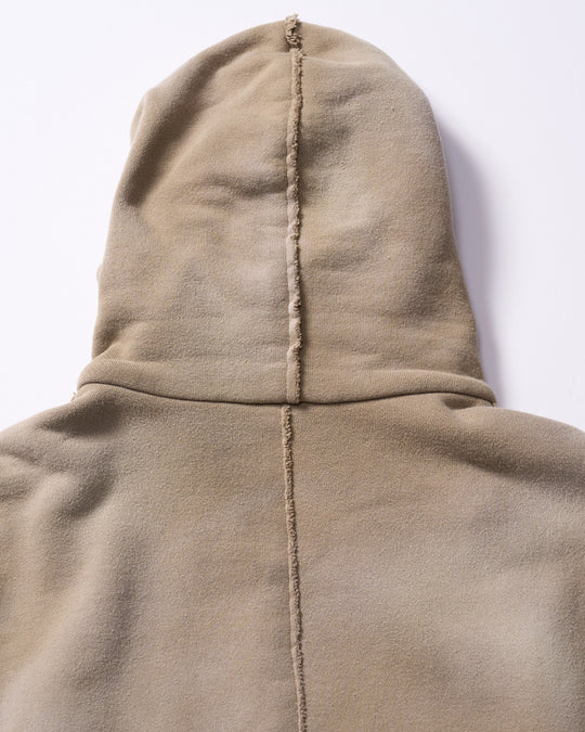 fade zip-up hoodie
