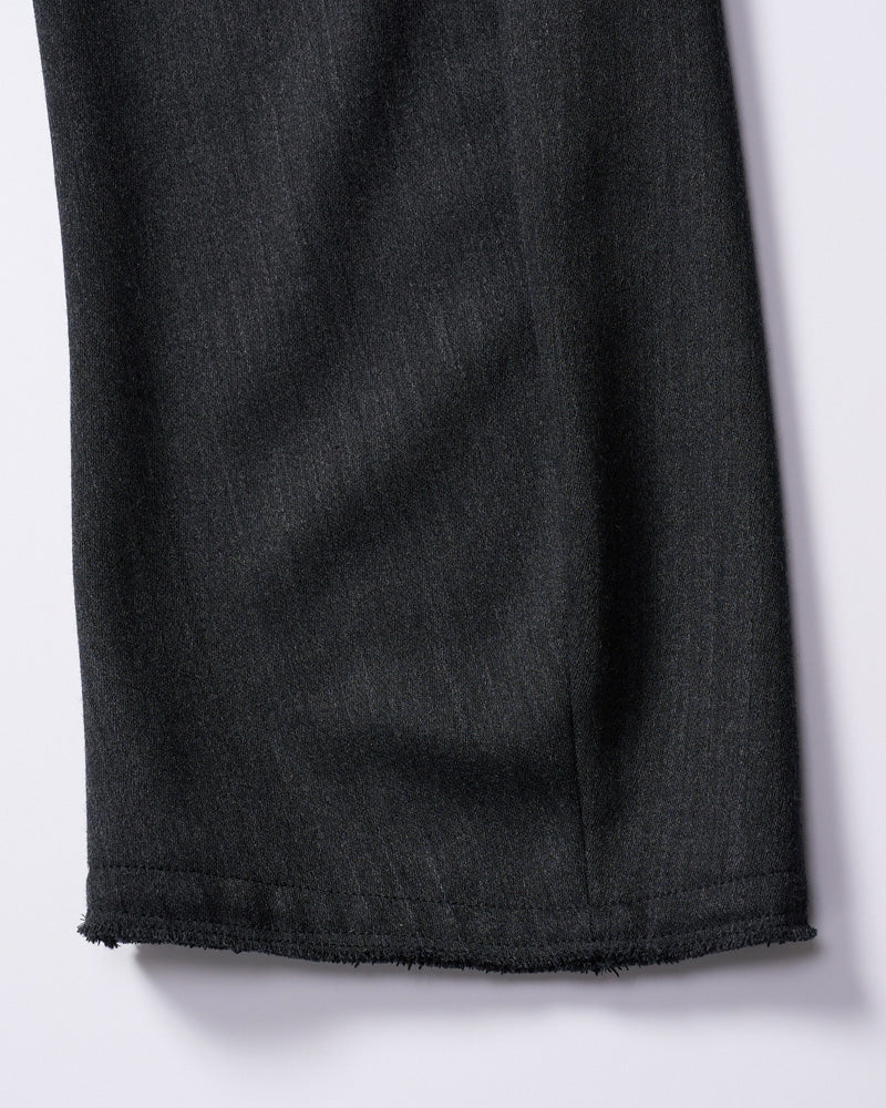 venetian stripe wide banana slacks