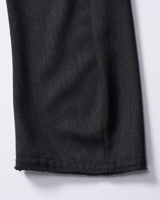 venetian stripe wide banana slacks