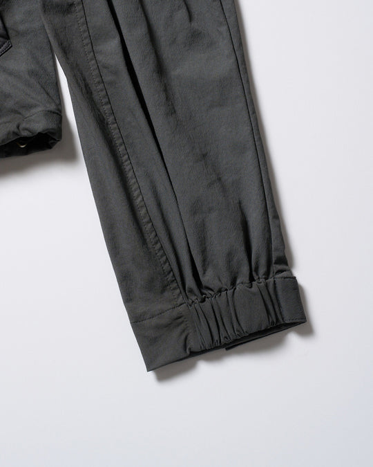 textured nylon short witch blouson