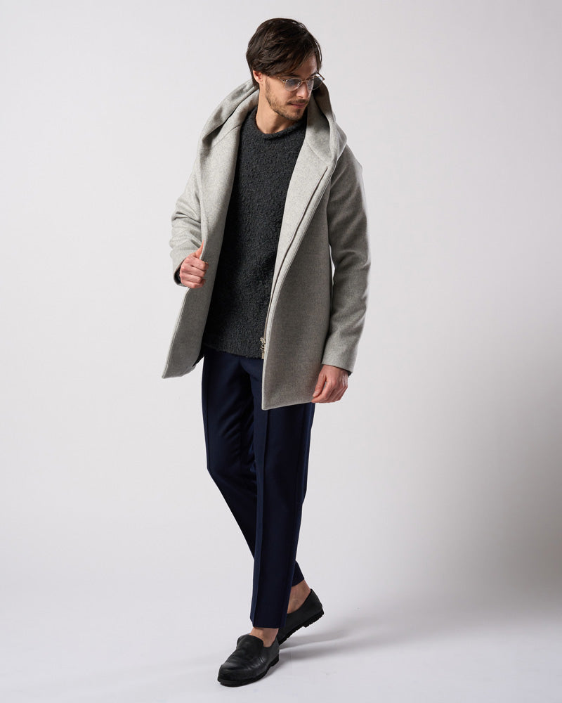 comfort pin-tuck slim slacks