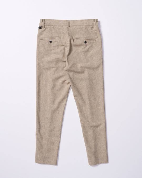 comfort pin-tuck slim slacks