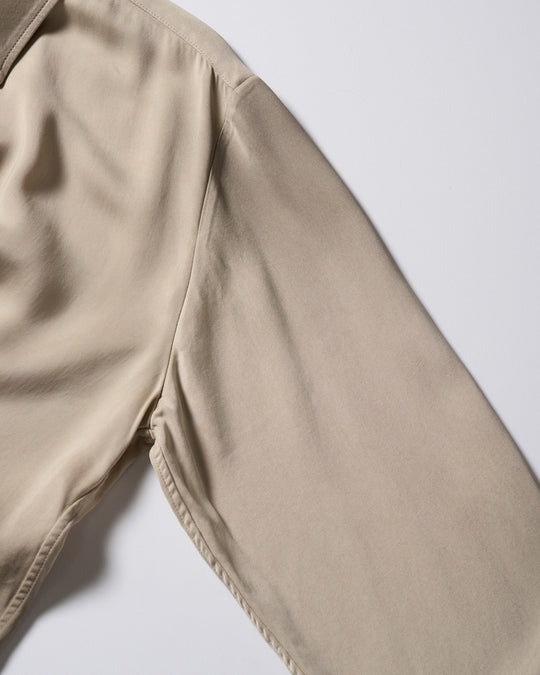 cupro vintage pull-over skipper shirt L/S