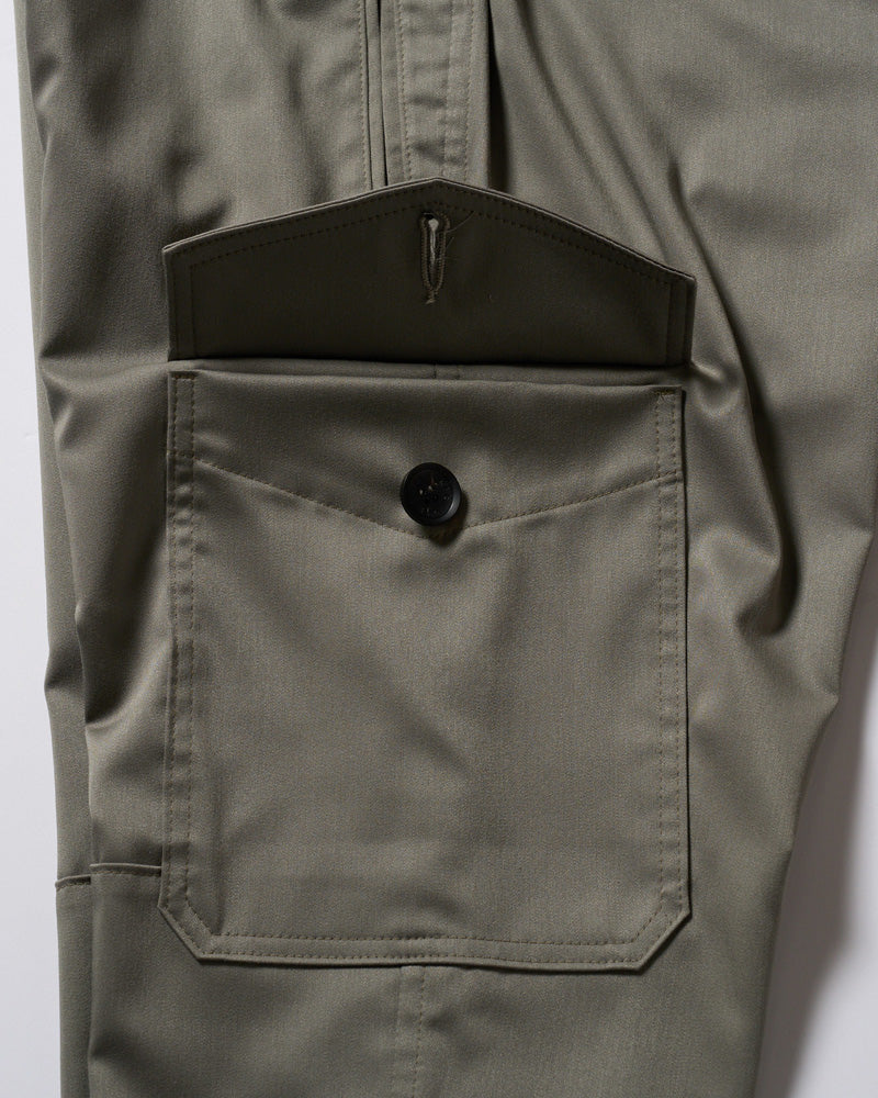 fine satin slim cargo