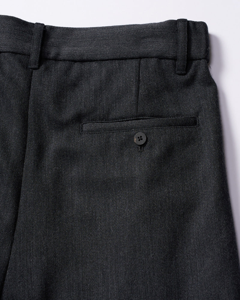venetian stripe wide banana slacks