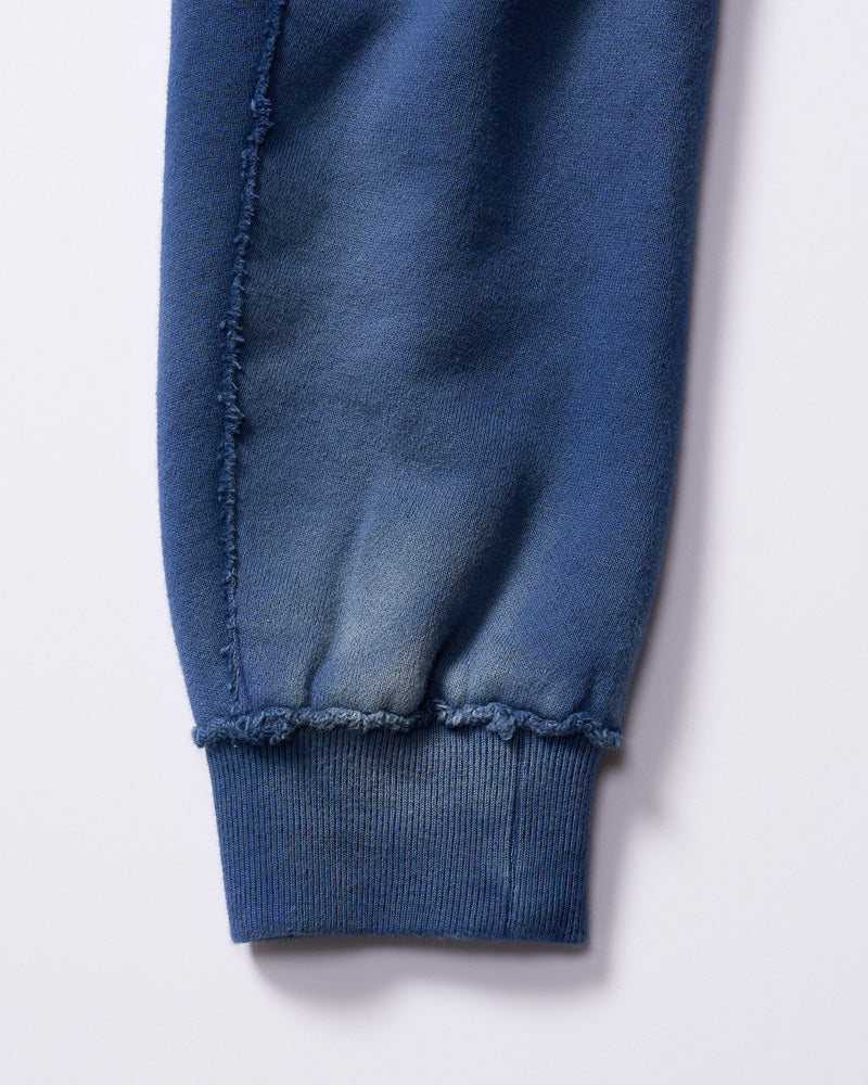 fade zip-up hoodie