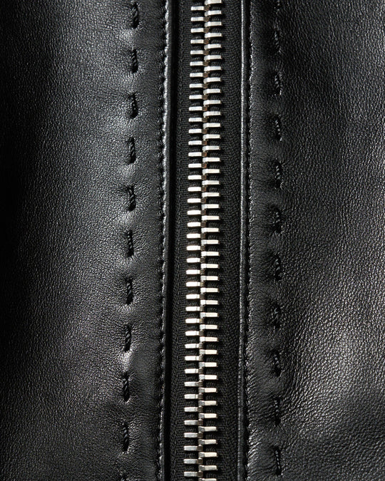 lamb leather bomber jacket