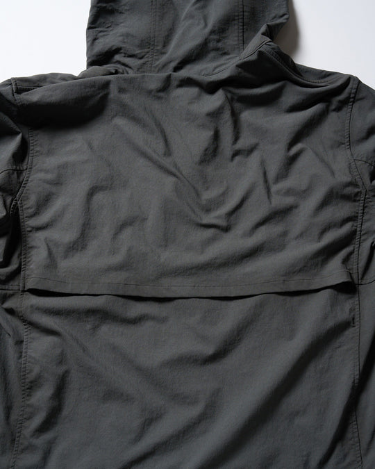 textured nylon short witch blouson