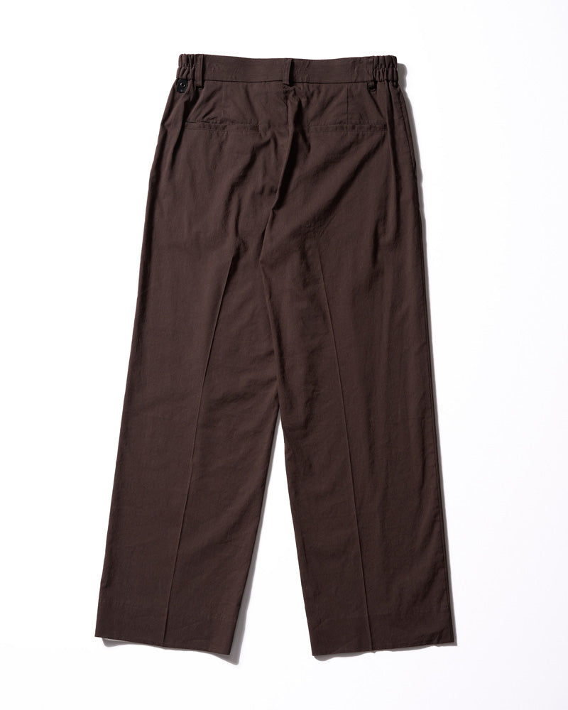 viscose linen semi-wide slacks