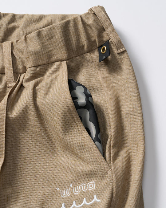 【muta × wjk】smart pin-tuck slacks