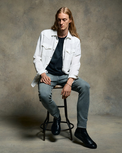 slim banana denim