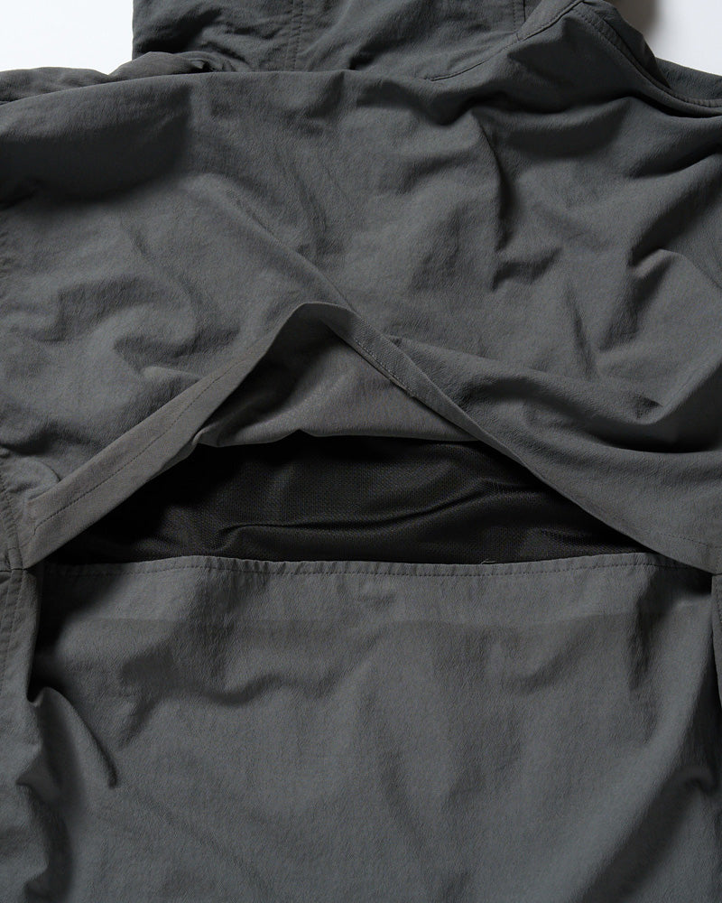 textured nylon short witch blouson