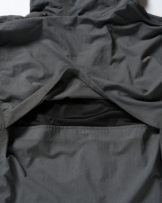 textured nylon short witch blouson