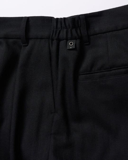 venetian stripe wide banana slacks