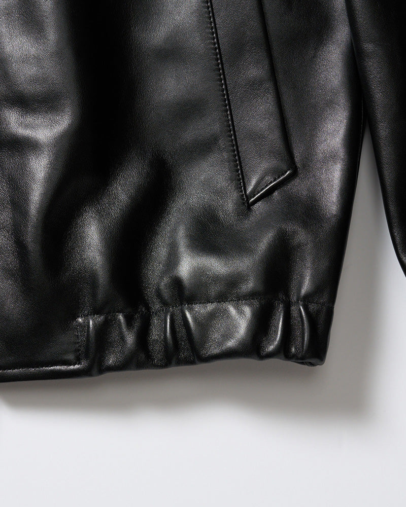 lamb leather bomber jacket