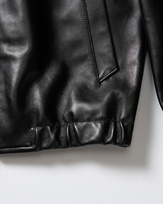 lamb leather bomber jacket