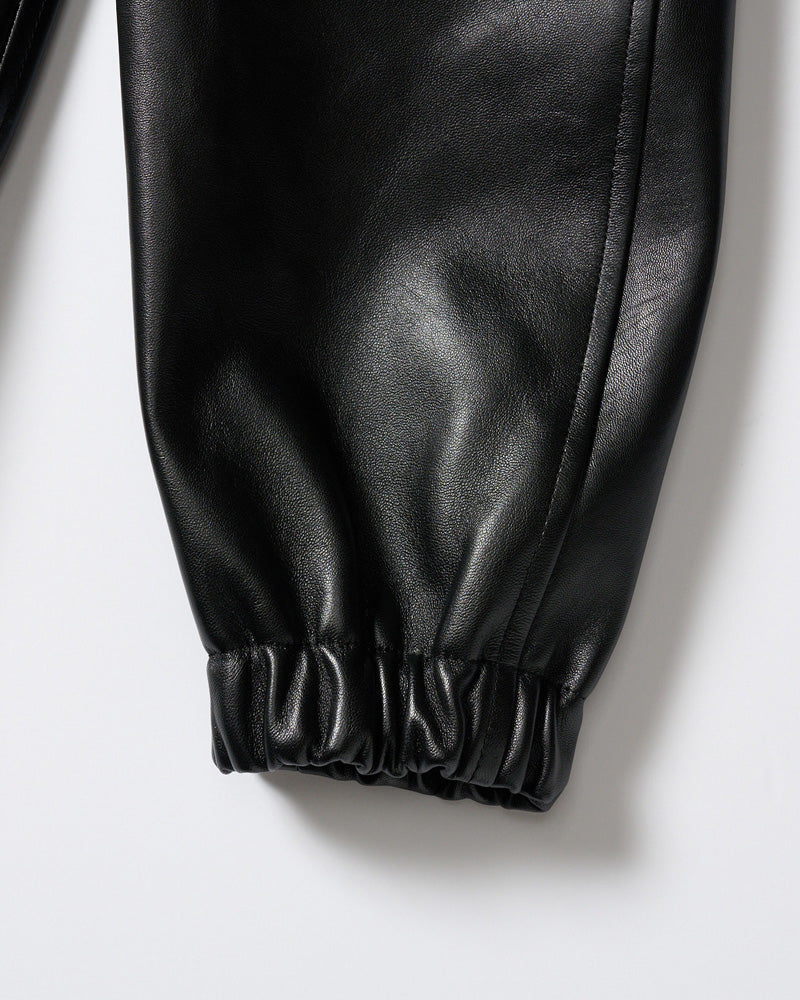 lamb leather bomber jacket