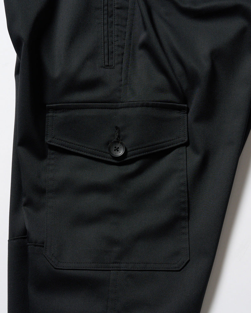 fine satin slim cargo