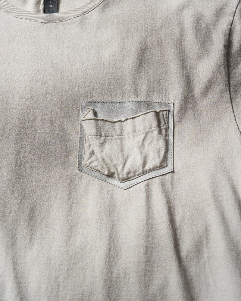 spray dye leather pocket-T