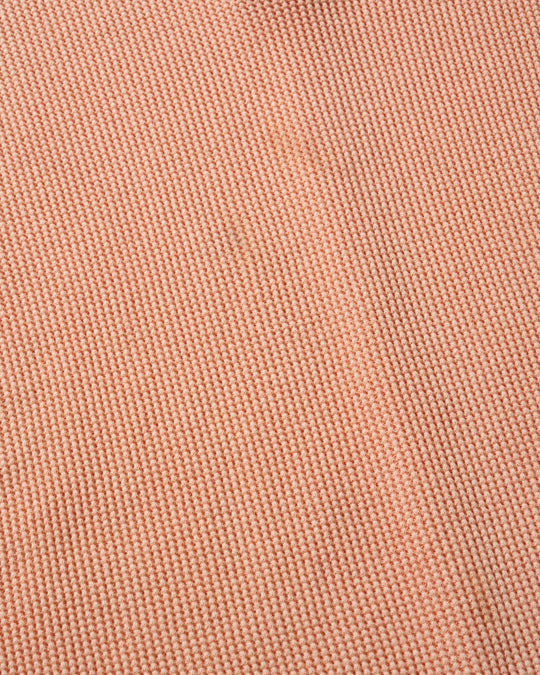 hard dry waffle fly-front henley S/S