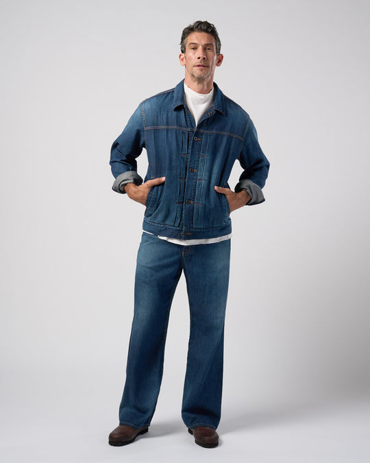 8 oz denim slacks