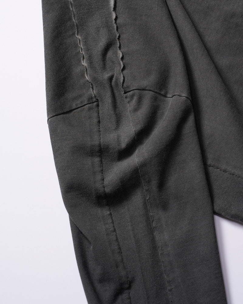 tight jersey cut-off L/S