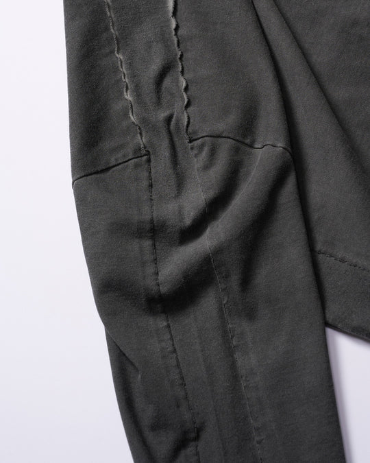 tight jersey cut-off L/S