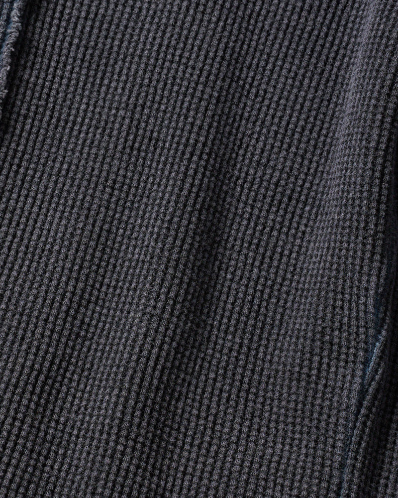 hard dry waffle damage zip hoodie