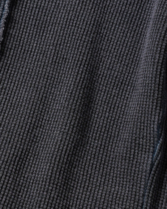 hard dry waffle damage zip hoodie