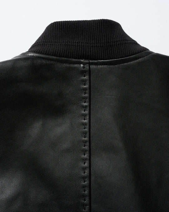 lamb leather bomber jacket